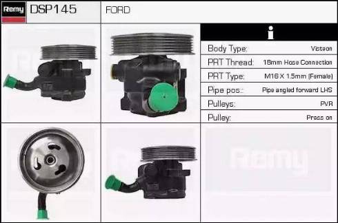 Remy DSP145 - Hidrosūknis, Stūres iekārta www.autospares.lv