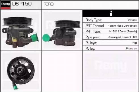 Remy DSP150 - Hidrosūknis, Stūres iekārta www.autospares.lv