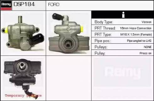 Remy DSP184 - Hidrosūknis, Stūres iekārta www.autospares.lv