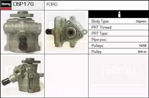 Remy DSP176 - Гидравлический насос, рулевое управление, ГУР www.autospares.lv