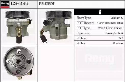 Remy DSP396 - Hydraulic Pump, steering system www.autospares.lv