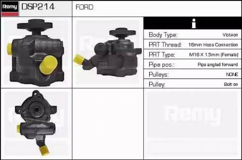 Remy DSP214 - Hidrosūknis, Stūres iekārta www.autospares.lv