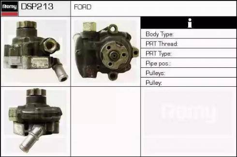 Remy DSP213 - Hidrosūknis, Stūres iekārta www.autospares.lv