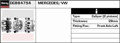 Remy RAB995865 - Bremžu suports autospares.lv