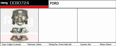 Remy RAB91835 - Тормозной суппорт www.autospares.lv