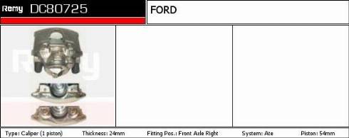 Remy RAB91836 - Тормозной суппорт www.autospares.lv