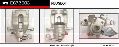 Remy RAB84114 - Bremžu suports www.autospares.lv