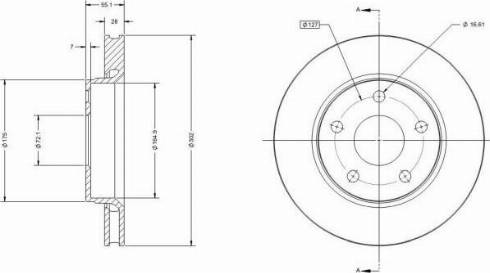 Remy RAD1963C - Bremžu diski www.autospares.lv