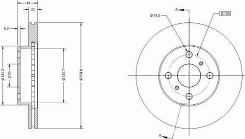 Remy RAD1490C - Bremžu diski www.autospares.lv