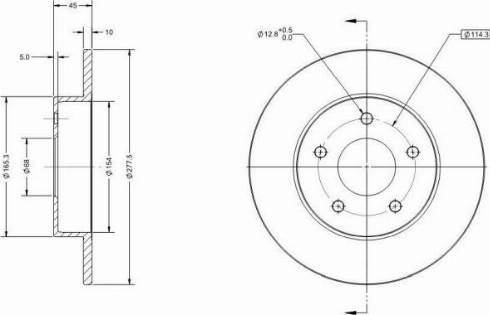 Remy RAD1493C - Bremžu diski www.autospares.lv