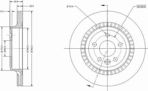 Remy RAD1448C - Bremžu diski www.autospares.lv