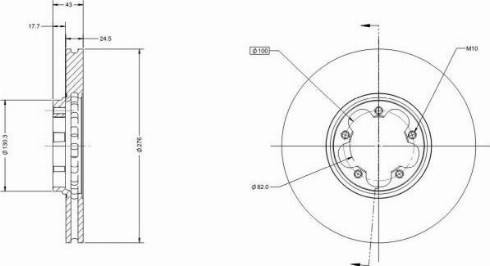 Remy RAD1455C - Bremžu diski autospares.lv