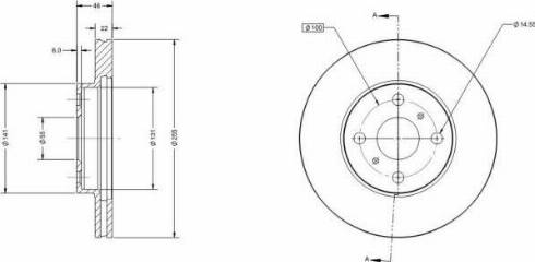 Remy RAD1464C - Bremžu diski www.autospares.lv