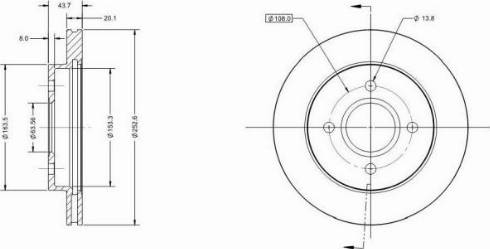 Remy RAD1408C - Bremžu diski www.autospares.lv