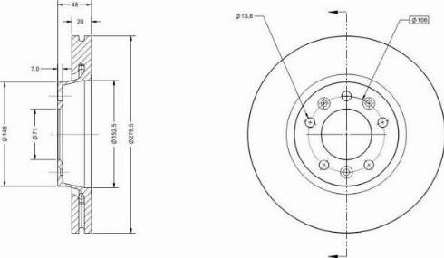 Remy RAD1480C - Bremžu diski www.autospares.lv