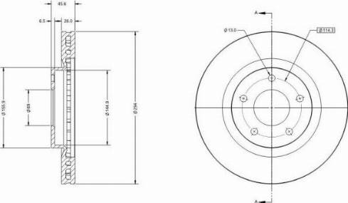 Remy RAD1482C - Bremžu diski www.autospares.lv