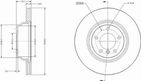 Remy RAD1427C - Тормозной диск www.autospares.lv