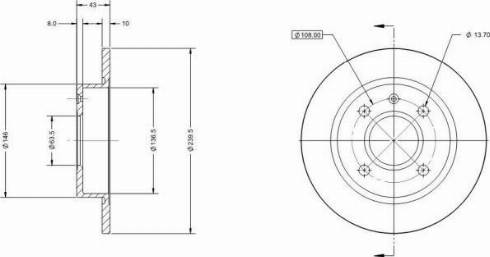 Remy RAD1540C - Bremžu diski www.autospares.lv