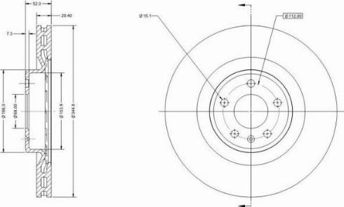 Remy RAD1547C - Тормозной диск www.autospares.lv