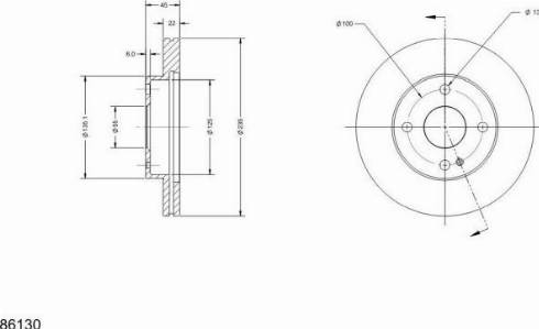 Remy RAD1551C - Bremžu diski www.autospares.lv