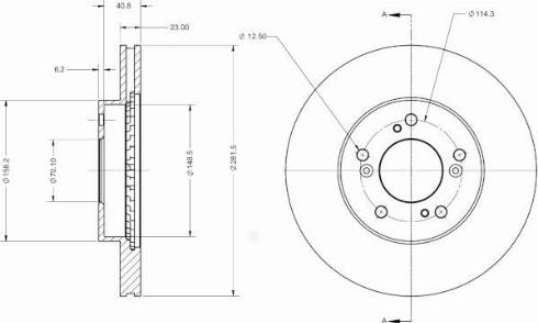 Remy RAD1565C - Bremžu diski www.autospares.lv