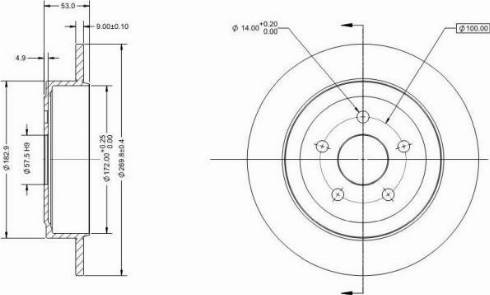 Remy RAD1587C - Bremžu diski www.autospares.lv