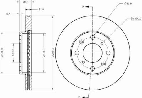 Remy RAD1522C - Bremžu diski www.autospares.lv