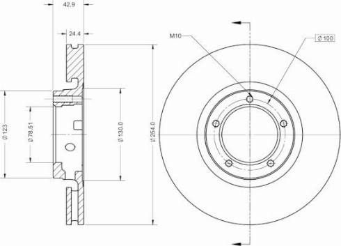 Remy RAD1574C - Bremžu diski www.autospares.lv