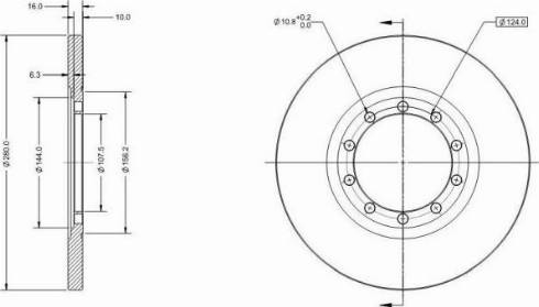 Remy RAD1573C - Brake Disc www.autospares.lv