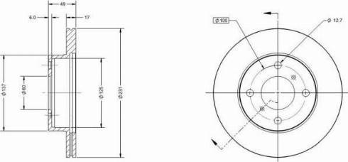 Remy RAD1697C - Bremžu diski www.autospares.lv