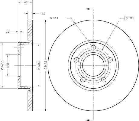 Remy RAD1646C - Bremžu diski www.autospares.lv