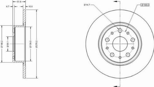 Remy RAD1628C - Bremžu diski www.autospares.lv