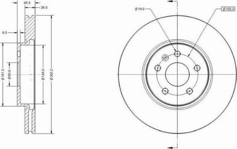 Remy RAD1676C - Bremžu diski www.autospares.lv