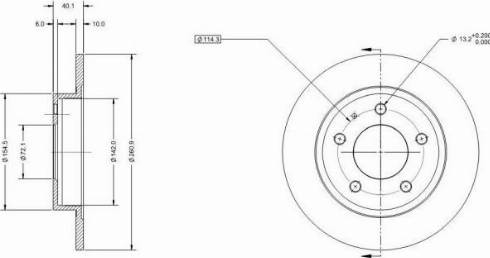 Remy RAD1670C - Bremžu diski www.autospares.lv