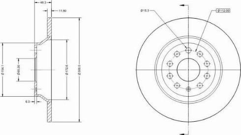 Remy RAD1044C - Тормозной диск www.autospares.lv