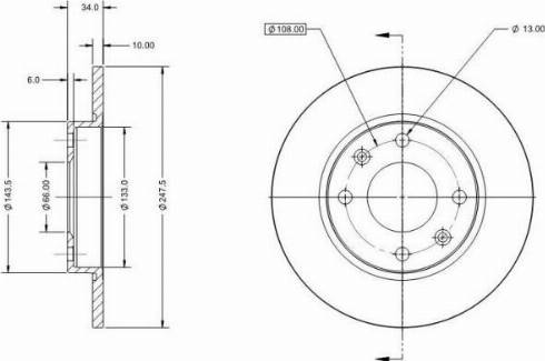 Remy RAD1042C - Bremžu diski www.autospares.lv