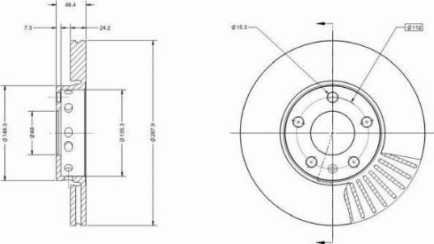 Remy RAD1047C - Brake Disc www.autospares.lv