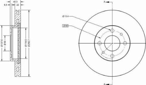 Remy RAD1054C - Bremžu diski www.autospares.lv