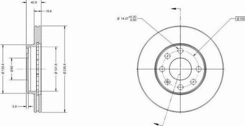 Remy RAD1069C - Тормозной диск www.autospares.lv