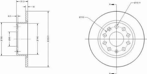 Remy RAD1006C - Brake Disc www.autospares.lv