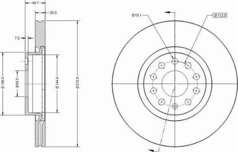 Remy RAD1001C - Bremžu diski www.autospares.lv