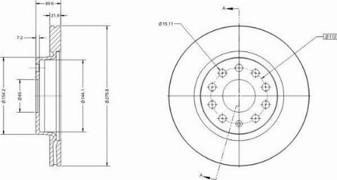 Remy RAD1008C - Тормозной диск www.autospares.lv