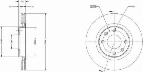 Remy RAD1007C - Тормозной диск www.autospares.lv