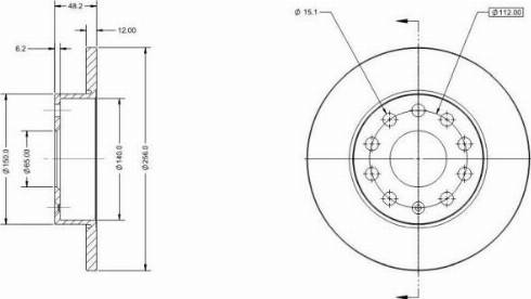 Remy RAD1014C - Bremžu diski autospares.lv