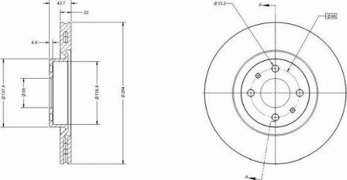 Remy RAD1086C - Bremžu diski www.autospares.lv