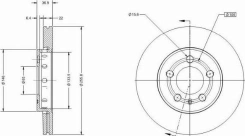 Remy RAD1022C - Тормозной диск www.autospares.lv