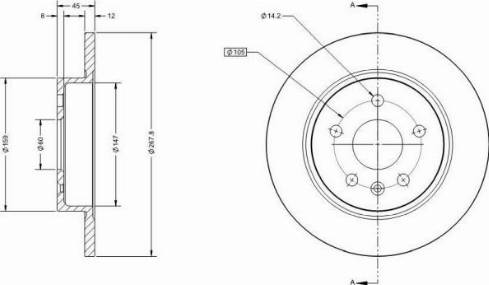 Remy RAD1075C - Bremžu diski www.autospares.lv