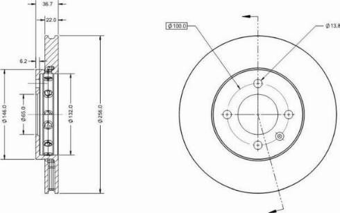 Remy RAD1164C - Brake Disc www.autospares.lv