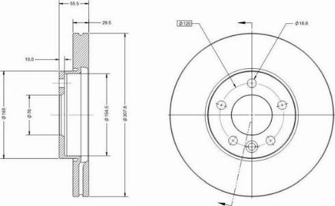 Remy RAD1100C - Brake Disc www.autospares.lv