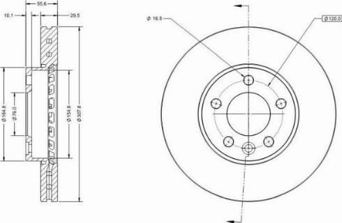 Remy RAD1102C - Brake Disc www.autospares.lv